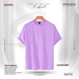<br>𝐏𝐫𝐞𝐦𝐢𝐮𝐦 𝐇𝐚𝐥𝐟 𝐒𝐥𝐞𝐞𝐯𝐞 𝐓 𝐒𝐡𝐢𝐫𝐭<br> Color- Lavender