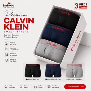 <br>𝐂𝐊 𝐌𝐞𝐧'𝐬 𝐁𝐨𝐱𝐞𝐫 𝟑𝐩𝐜𝐬 𝐂𝐨𝐦𝐛𝐨<br>Color: Black, Ash, Navy Blue
